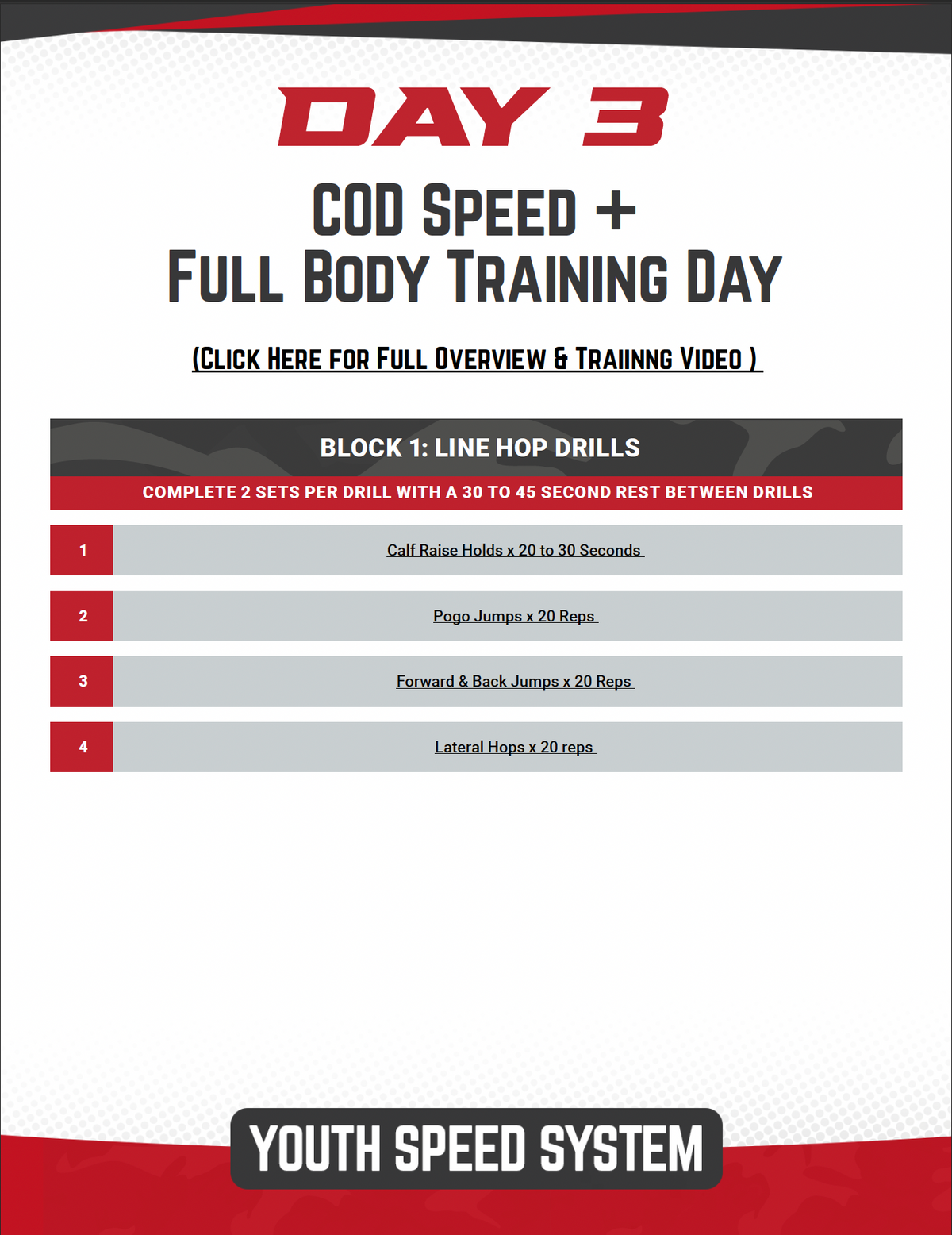 Youth Speed System (5-12) – Pierres Elite Performance
